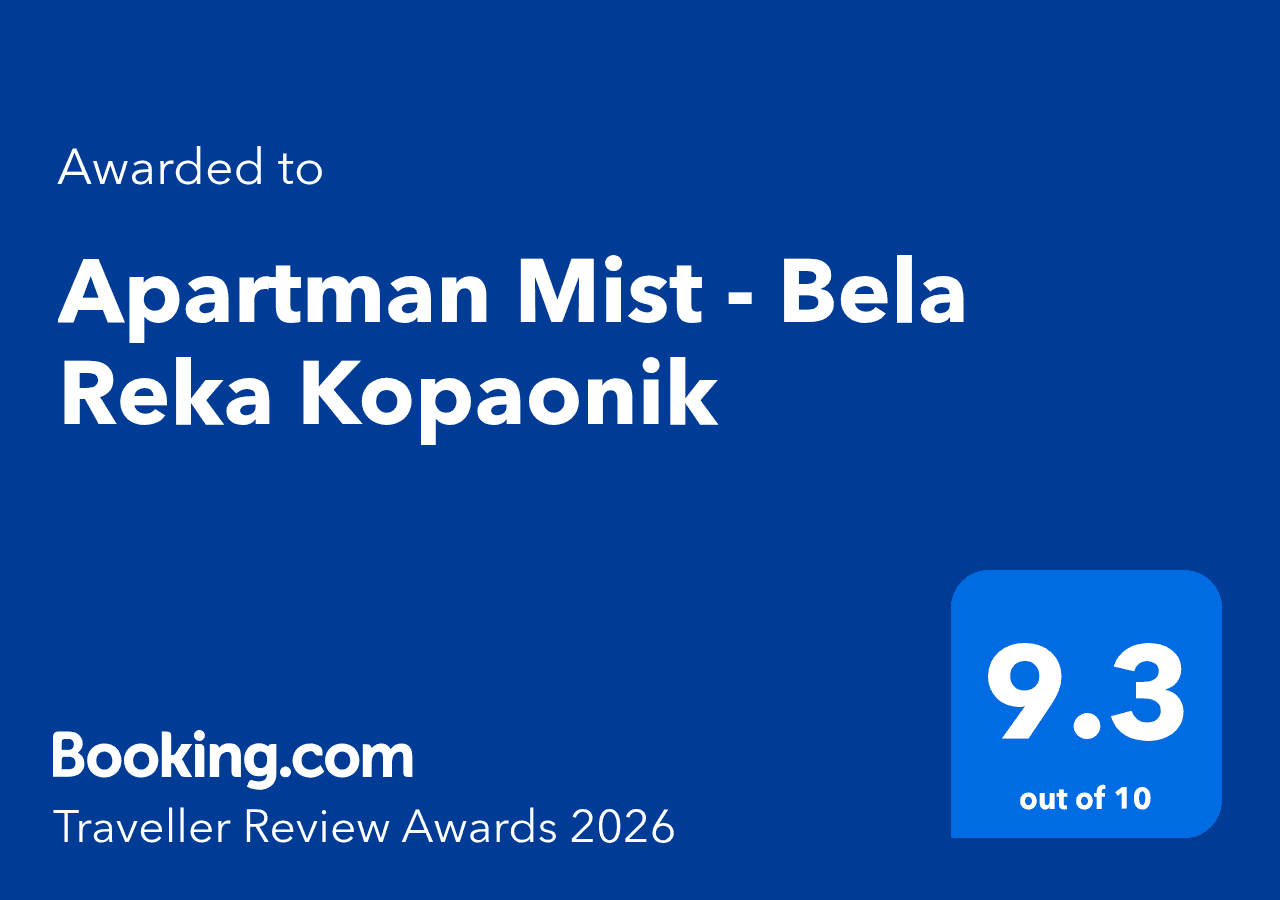 Booking.com Traveller Review Award 2026, rating 9.3 out of 10